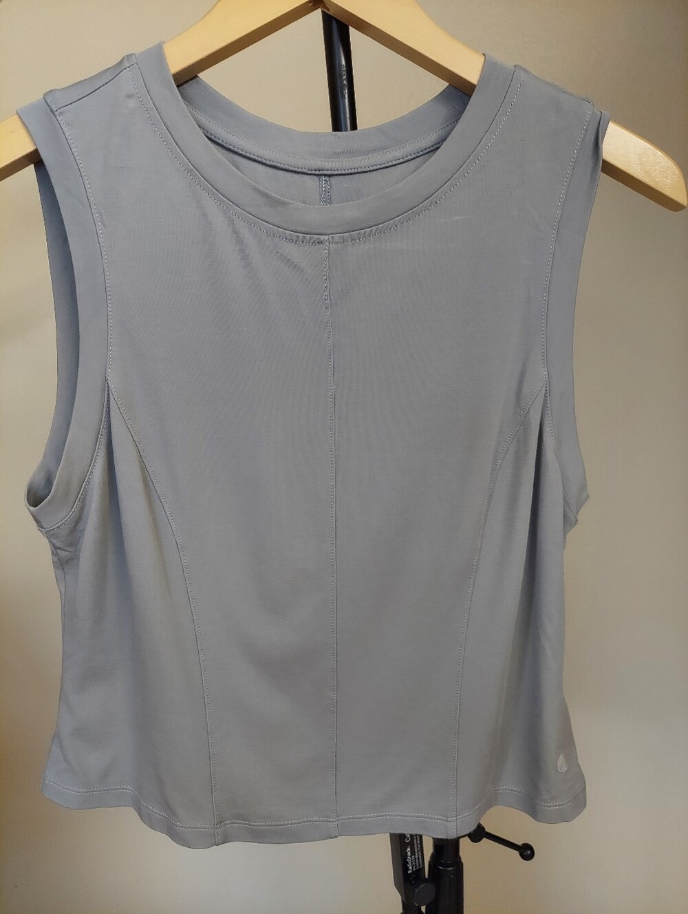 Apana Grey  Sleeveless Activewear/Yoga Tank Top Sz S